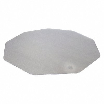 FLOORTEX FC111001009R Chair Mat Nonagon Clear 38 x39