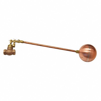 GRAINGER GHF75 Float Valve 3/4 Size FNPT 16 Rod L