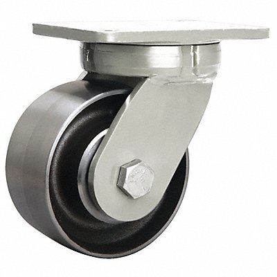 HAMILTON SSECJ6FSH4SLZB Kingpinless Plate Castor Swivel 3500 lb.