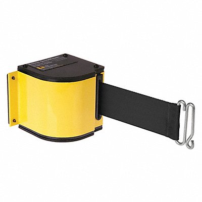 LAVI 503016UYL18BK J5948 Retractable Belt Barrier Powder Coated