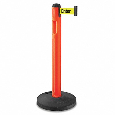 LAVI 805000RORFYS6 J5949 Barrier Post 38-1/4 H Orange