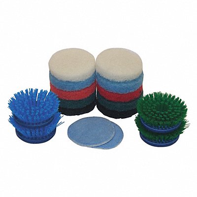 BISSELL COMMERCIAL CCKIT1 Floor Scrubber Kit 11 in L Blue/Grn