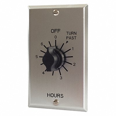 TORK C506H Spring Wound Timer Silver 125V AC