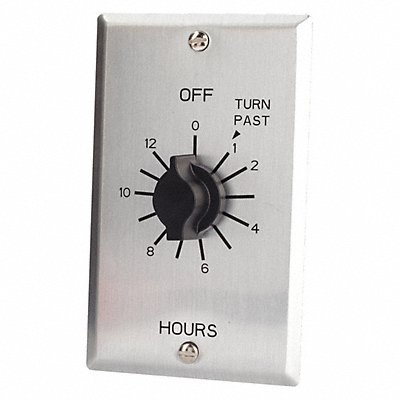 TORK C512H Spring Wound Timer Silver 125V AC