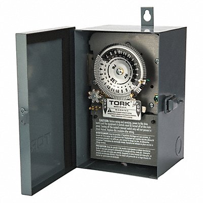 TORK 7302 Electromechanical Timer 24 hr 3PST Metal
