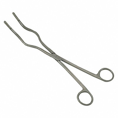 GRAINGER 787116 Crucible Tongs 9 1/2 in L SS