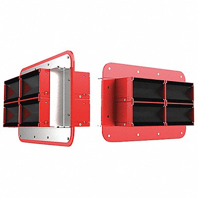 STI MARINE MDM150B Fire Barrier Pathway Rectangle 6 L Red