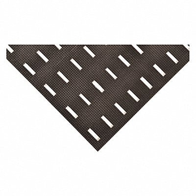 NOTRAX 420S0035BL Drainage Mat 5 ft L 3 ft W Black