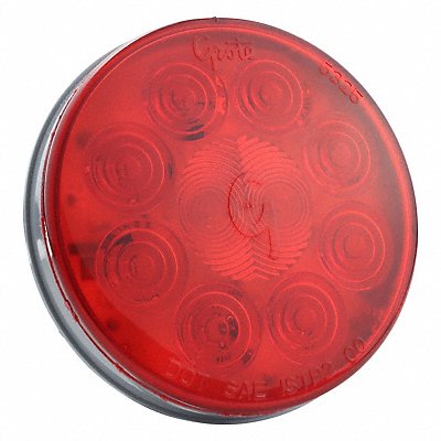 GROTE 52092 Stop/Turn/Tail Light Round Red