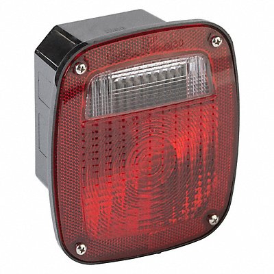 GROTE 53712 Stop/Turn/Tail Light Square Red 5-3/4 L