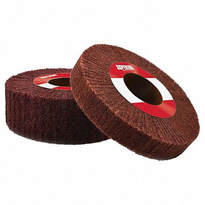 SUPERIOR ABRASIVES A008637 Flap Brush Satin Fine A/O HD 6X