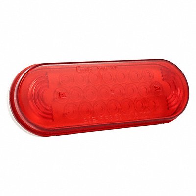 GROTE 53962 Stop/Turn/Tail Light Oval Red 6-1/2 L