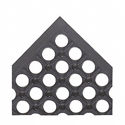 NOTRAX 619S0310BL Drainage Mat 10 ft L 3 ft W Black
