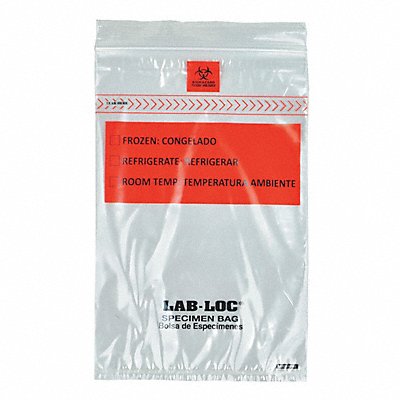 LK PACKAGING LABZ69BBX Transfer Bag 9inL 6inW CLR PK1000