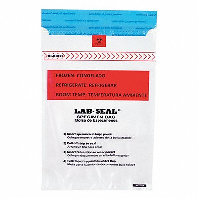 LK PACKAGING LABA1318B Transfer Bag 18 in L 13 in W CLR PK500