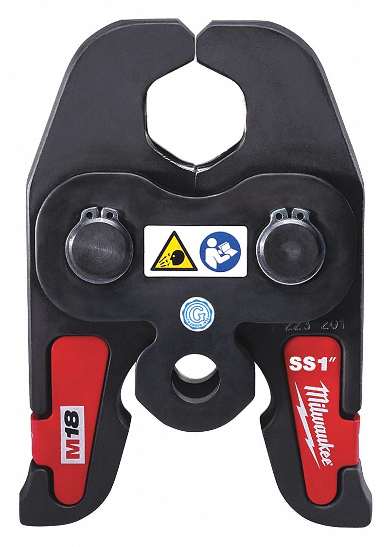 MILWAUKEE 49162652S Press Jaw SS 1 in Pipe