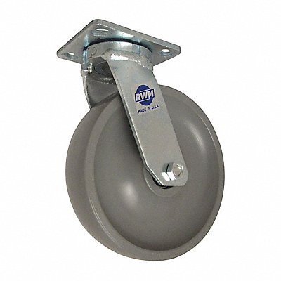 RWM 47GTB0820S43ST Kingpinless Plate Castor Swivel 1500 lb.