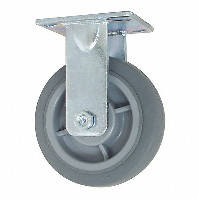 RWM 65RPR0620R Kingpinless Plate Castor Rigid 525 lb.