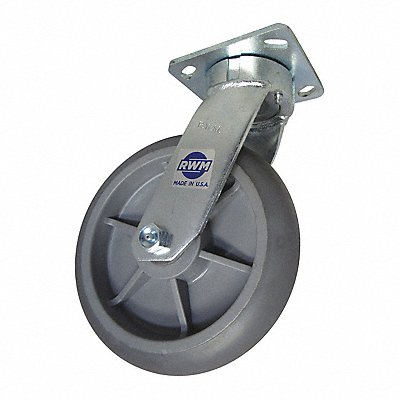 RWM 65RPR0821S Kingpinless Plate Castor Swivel 600 lb.