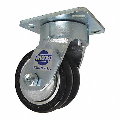 RWM 65SWE0420S42STCRN75D Kingpinless Plate Castor Swivel 1100 lb.