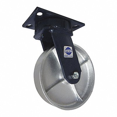 RWM 75CIR0820S Kingpinless Plate Castor Swivel 1400 lb.