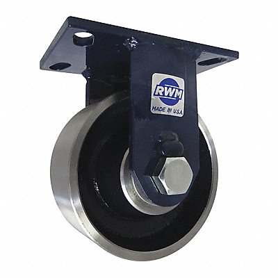 RWM 75FSR0625R Kingpinless Plate Castor Rigid 5000 lb.