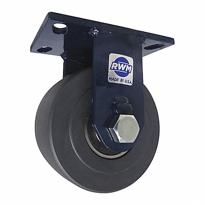 RWM 75NYB0630R Kingpinless Plate Castor Rigid 2600 lb.