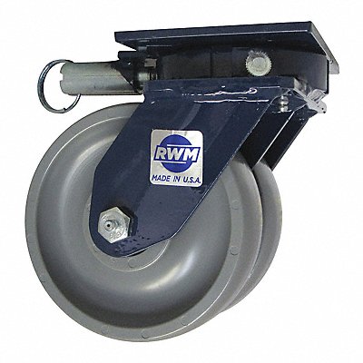 RWM 275GTB0620SSL Kingpinless Plate Castor Swivel 3000 lb.