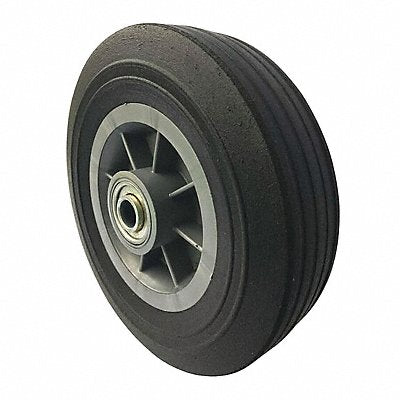 GRAINGER 53CM86 Solid Rubber Wheel 8 dia 500 lb.