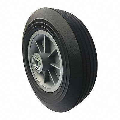 GRAINGER 53CM90 Solid Rubber Wheel 10 Wheel Dia 500 lb.