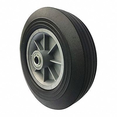 GRAINGER 53CM91 Solid Rubber Wheel 10in Wheel dia 500 lb