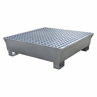 ULTRATECH 1182 Drum Spill Containment Pallet 13-1/4 H