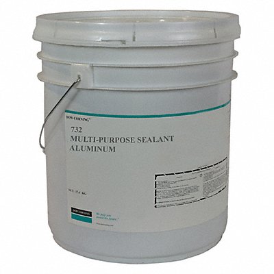 DOW CORNING 1906453 Sealant Silicone Base Grey Pail