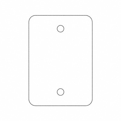 DETEX 01P689 Narrow Trim Flat Plate Grade 1
