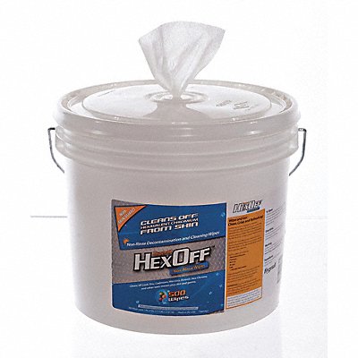 HYGENALL HEXOFF HX902NRTB Heavy Metal Removing Wipes 8inL 6inW PK2