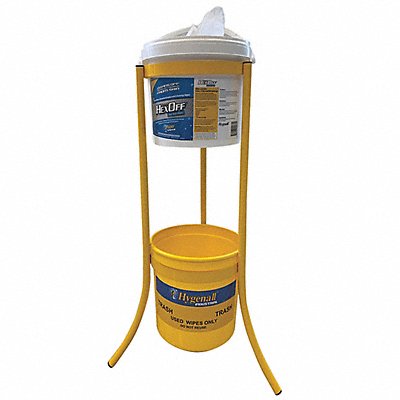 HYGENALL HEXOFF HX902NRDS Heavy Metal Removing Wipes 8 inL 6 inW