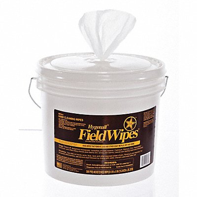 HYGENALL FIELDWIPES FW501NRTB Toxic Metal Rmvg Wipes Fresh 8 inL PK2