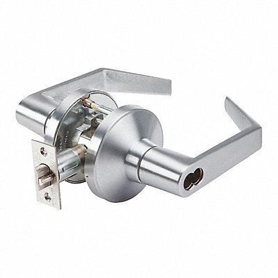 GRAINGER GP148PHL626234ASASFL Door Lever Lockset PHL Angled Style
