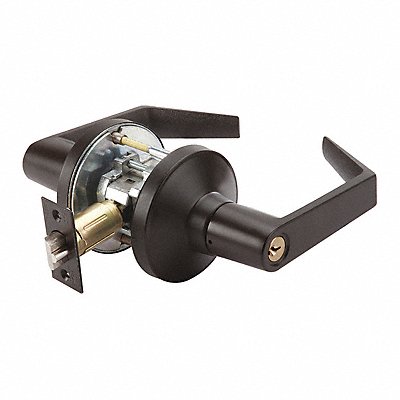 GRAINGER GP115PHL613234ASASCC Door Lever Lockset PHL Angled Style