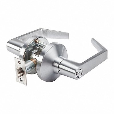 GRAINGER GP115PHL626234ASASCC Door Lever Lockset PHL Angled Style