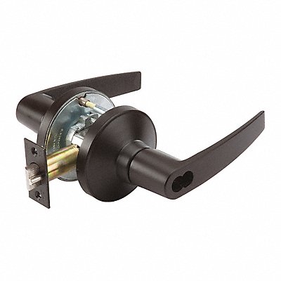 GRAINGER GP115MIA613234ASASFL Door Lever Lockset MIA Straight Style