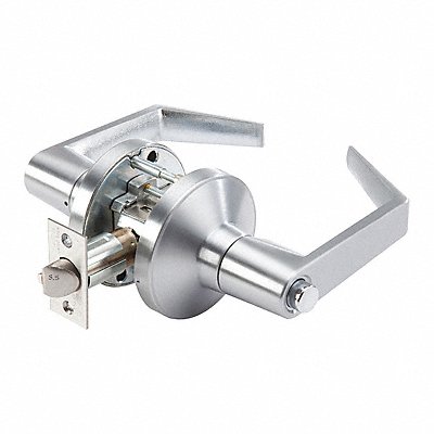 GRAINGER GP176PHL626234ASA Door Lever Lockset PHL Angled Style
