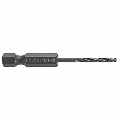 BOSCH BL4133IM Hex Shank Drill 3/32 HSS