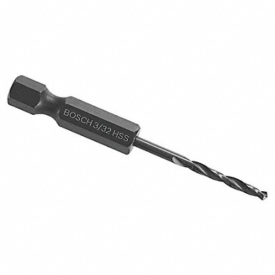 BOSCH BL2133IM Hex Shank Drill 3/32 HSS