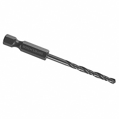 BOSCH BL2135IM Hex Shank Drill 1/8 HSS