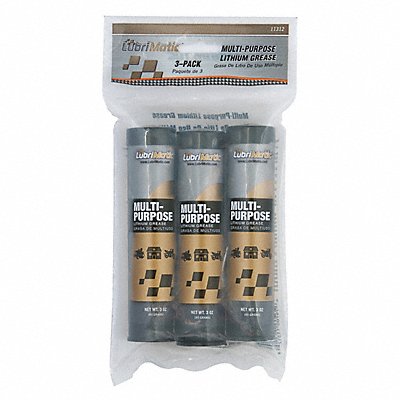 PLEWS-LUBRIMATIC 11312 Multipurpose Grease NLGI Grade 1.5 PK3