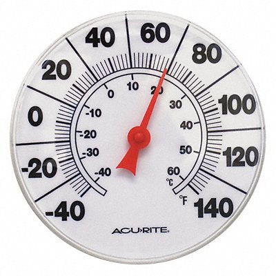 ACURITE 00353A2 Analog Thermometer 8 Dial Size