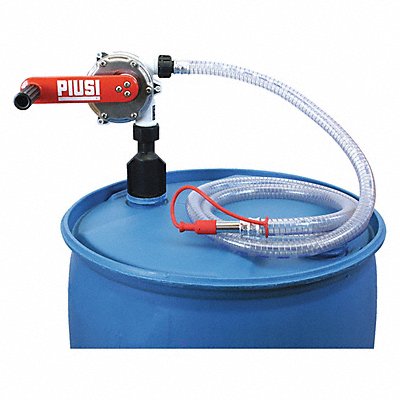 PIUSI F00332A3A Hand Drum Pump Rotary 10 gpm@120 strokes