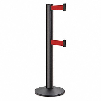 LAVI 503100DLWBRD Barrier Post Steel Black Wrinkle
