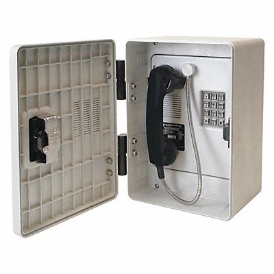 HUBBELL GAI-TRONICS 256001AC Telephone Analog Grey Surface Mount